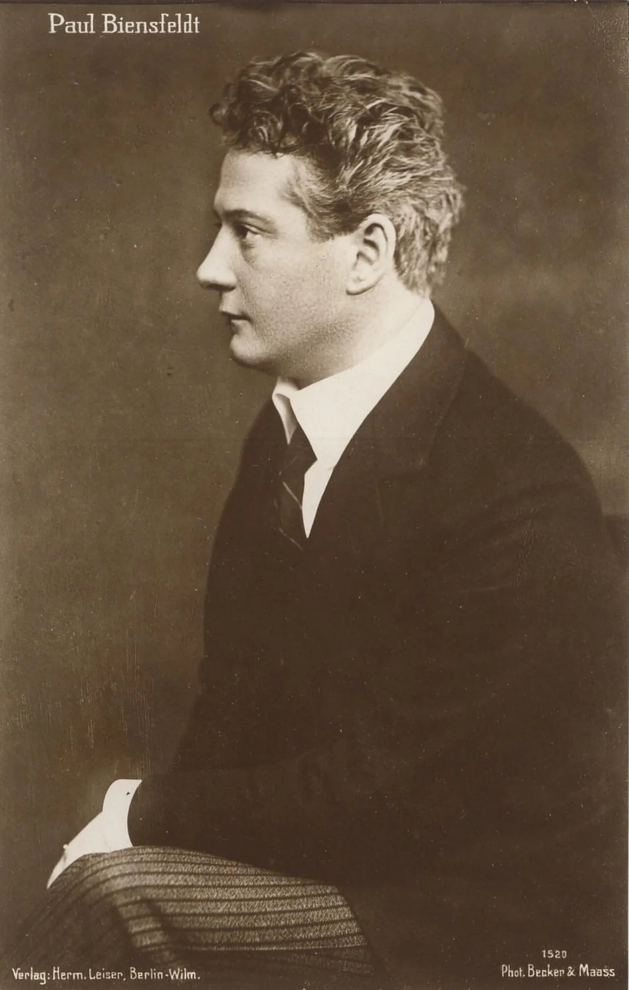 Portrait of Paul Biensfeldt (1869–1933) – memorial page