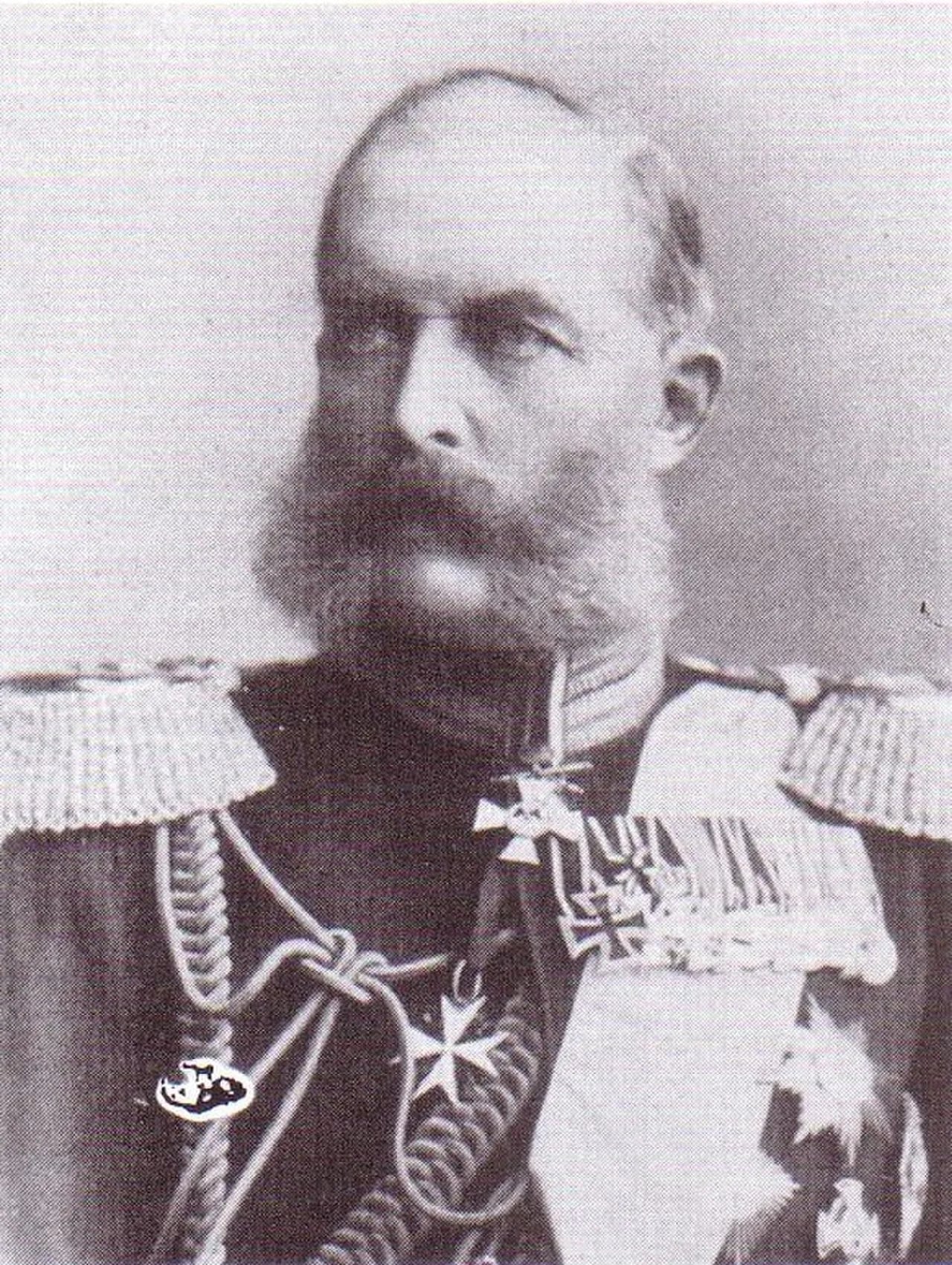 Porträt von Heinrich von Lehndorff (1829–1905) – Gedenkseite