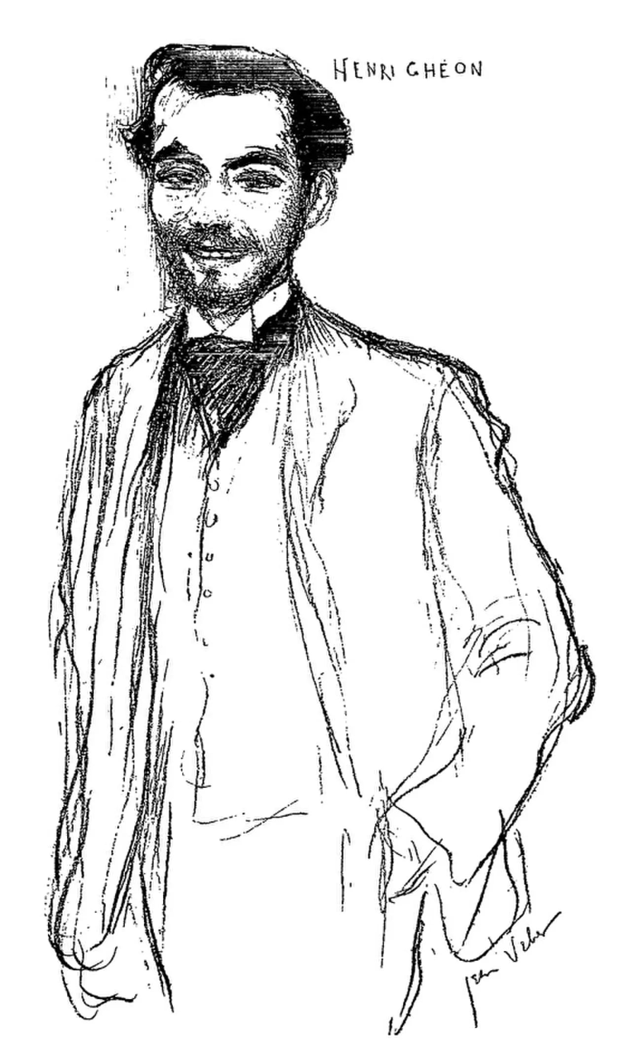 Porträt von Henri Ghéon (1875–1944) – Gedenkseite