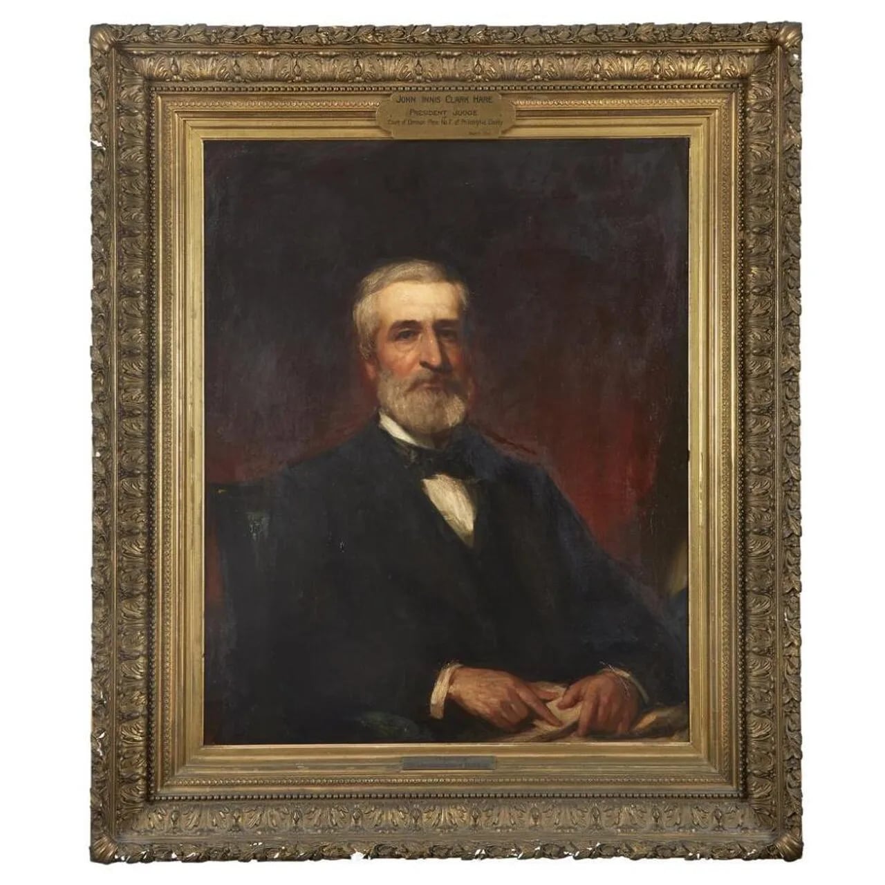 Porträt von J. I. Clark Hare (1816–1905) – Gedenkseite