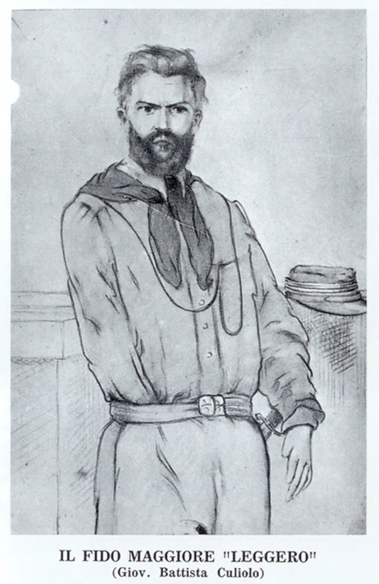 Porträt von Giovanni Battista Culiolo (1813–1871) – Gedenkseite