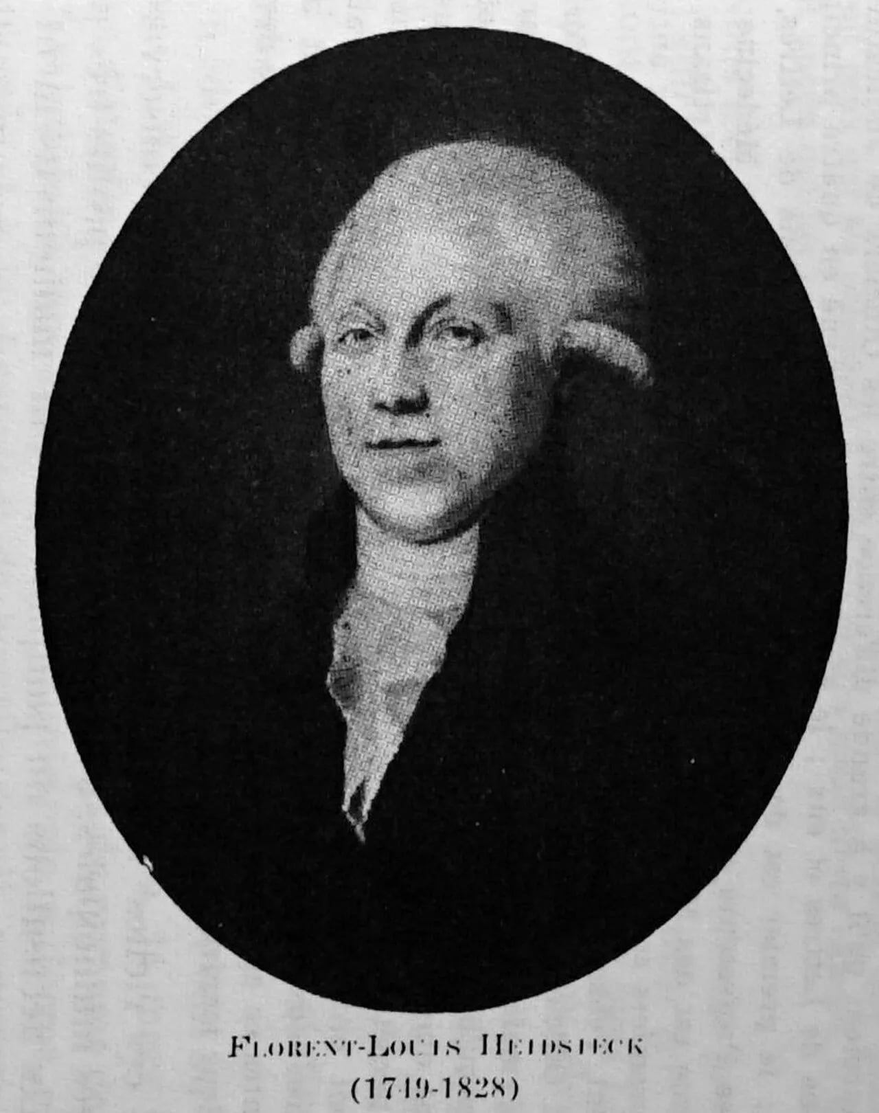 Porträt von Florenz-Ludwig Heidsieck (1749–1828) – Gedenkseite