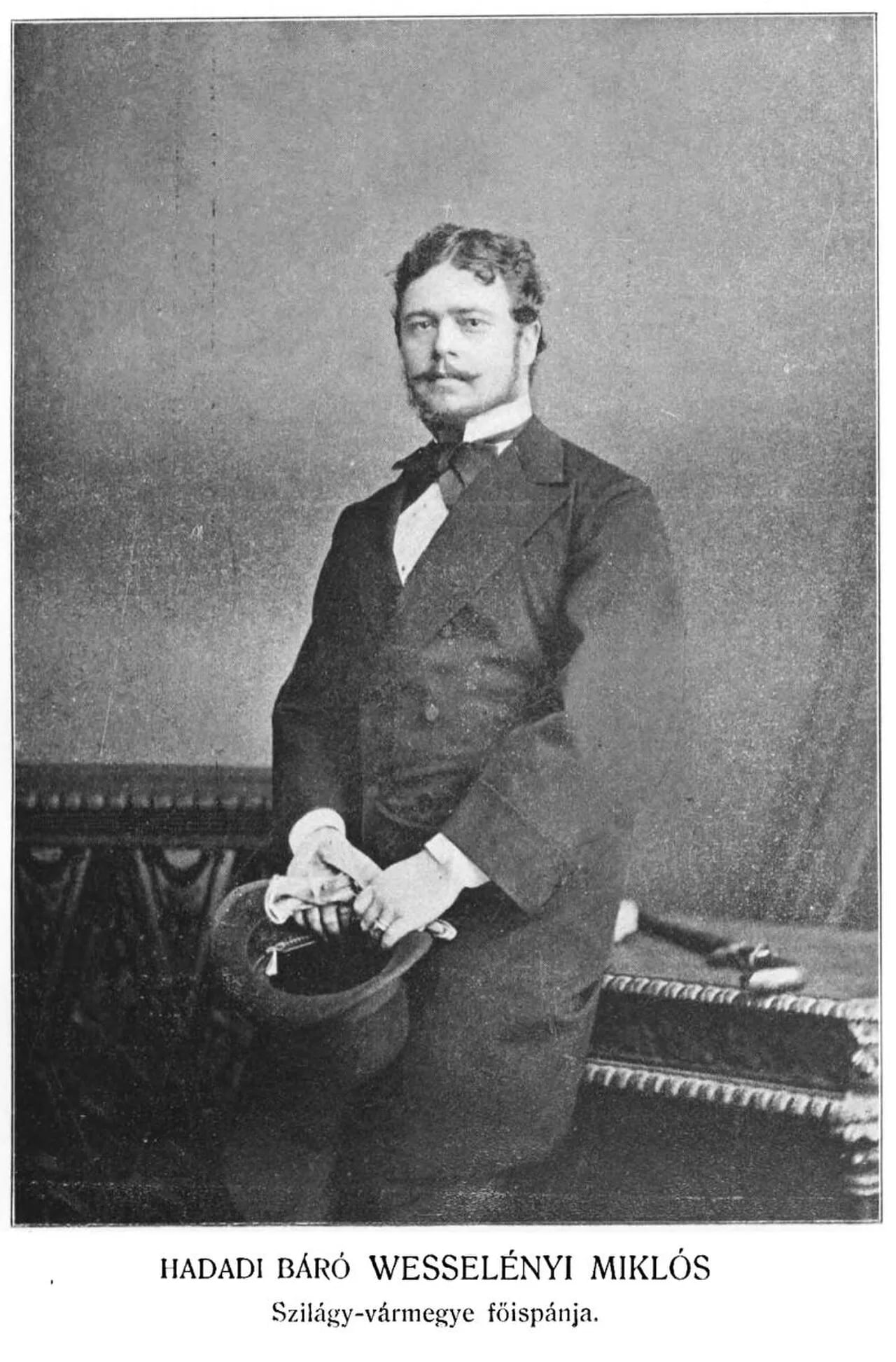 Porträt von Miklós Wesselényi (1845–1916) – Gedenkseite