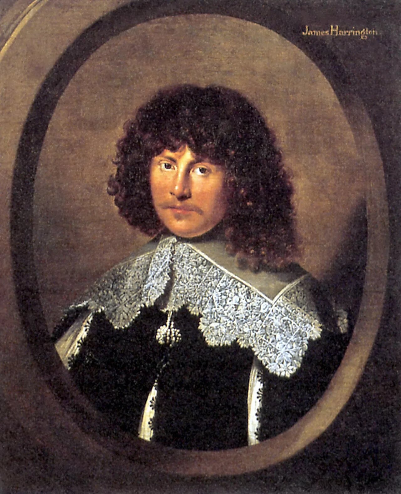 Portrait of James Harrington (1611–1677) – memorial page