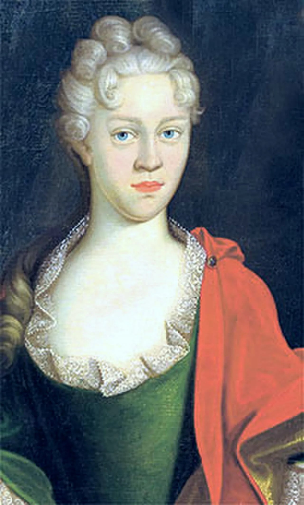 Porträt von Erdmuthe Dorothea von Zinzendorf (1700–1756) – Gedenkseite