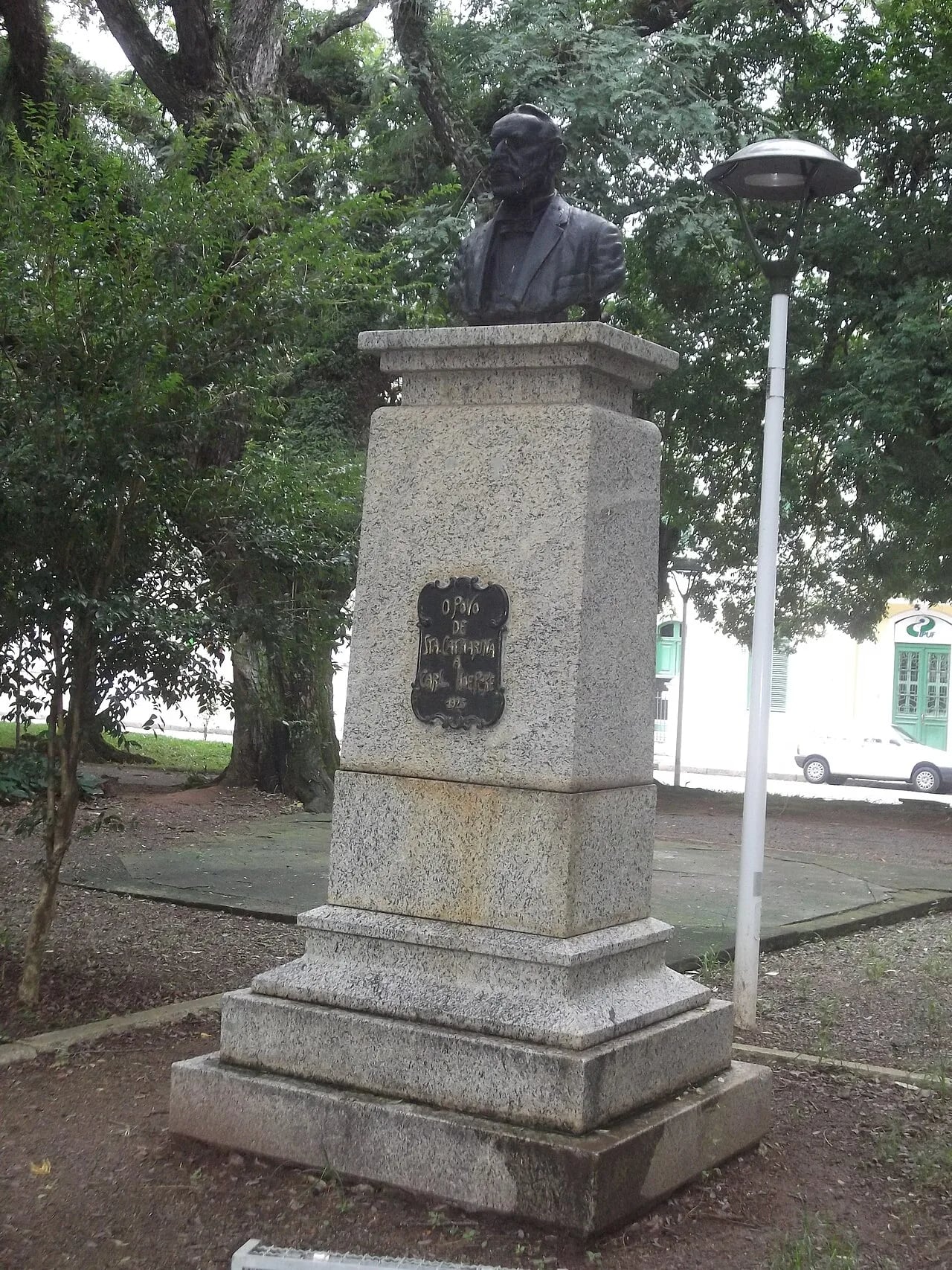 Porträt von Carl Hoepcke (1844–1924) – Gedenkseite