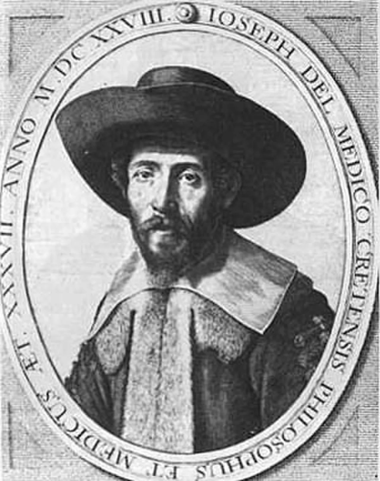 Porträt von Joseph Salomo Delmedigo (1591–1655) – Gedenkseite