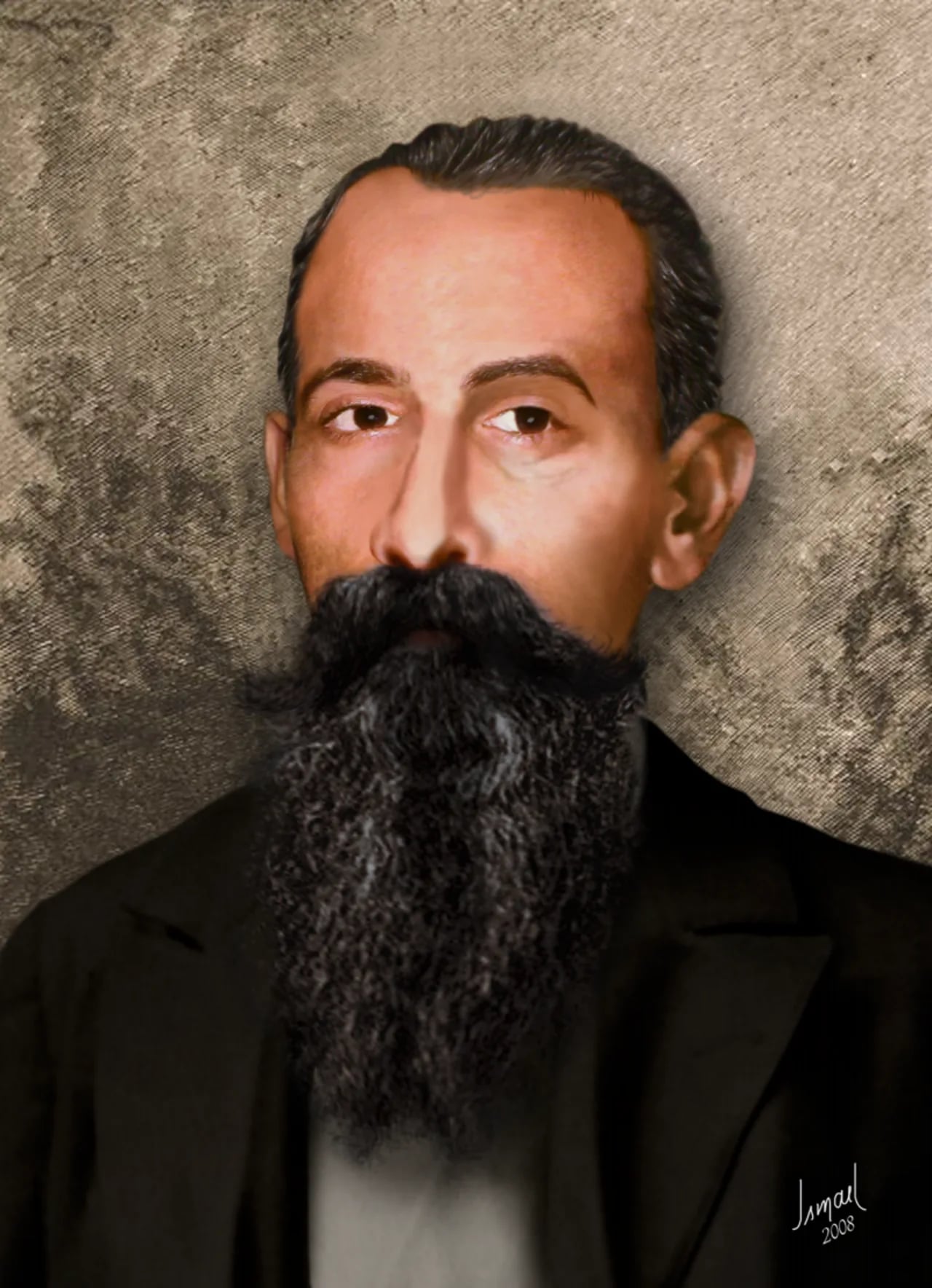 Porträt von Carlos Pareta y Padrós (1836–1904) – Gedenkseite