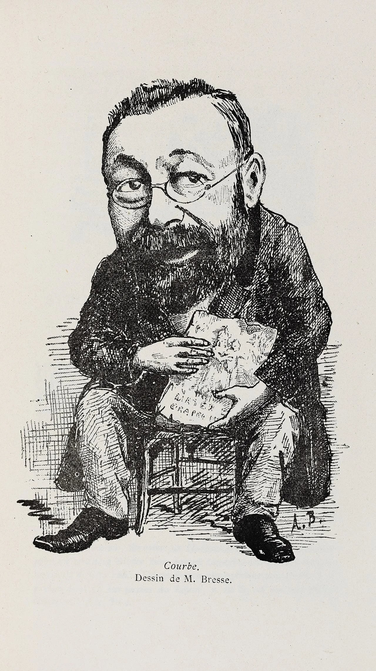 Portrait of Charles Courbe (1839–1885) – memorial page