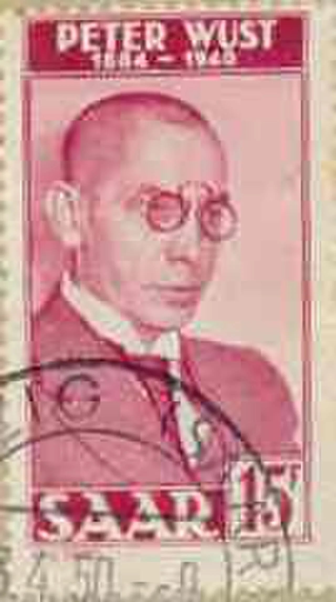 Porträt von Peter Wust (1884–1940) – Gedenkseite