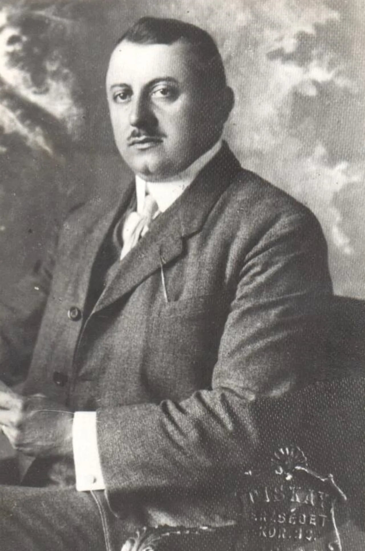 Porträt von József Cserti (1887–1952) – Gedenkseite