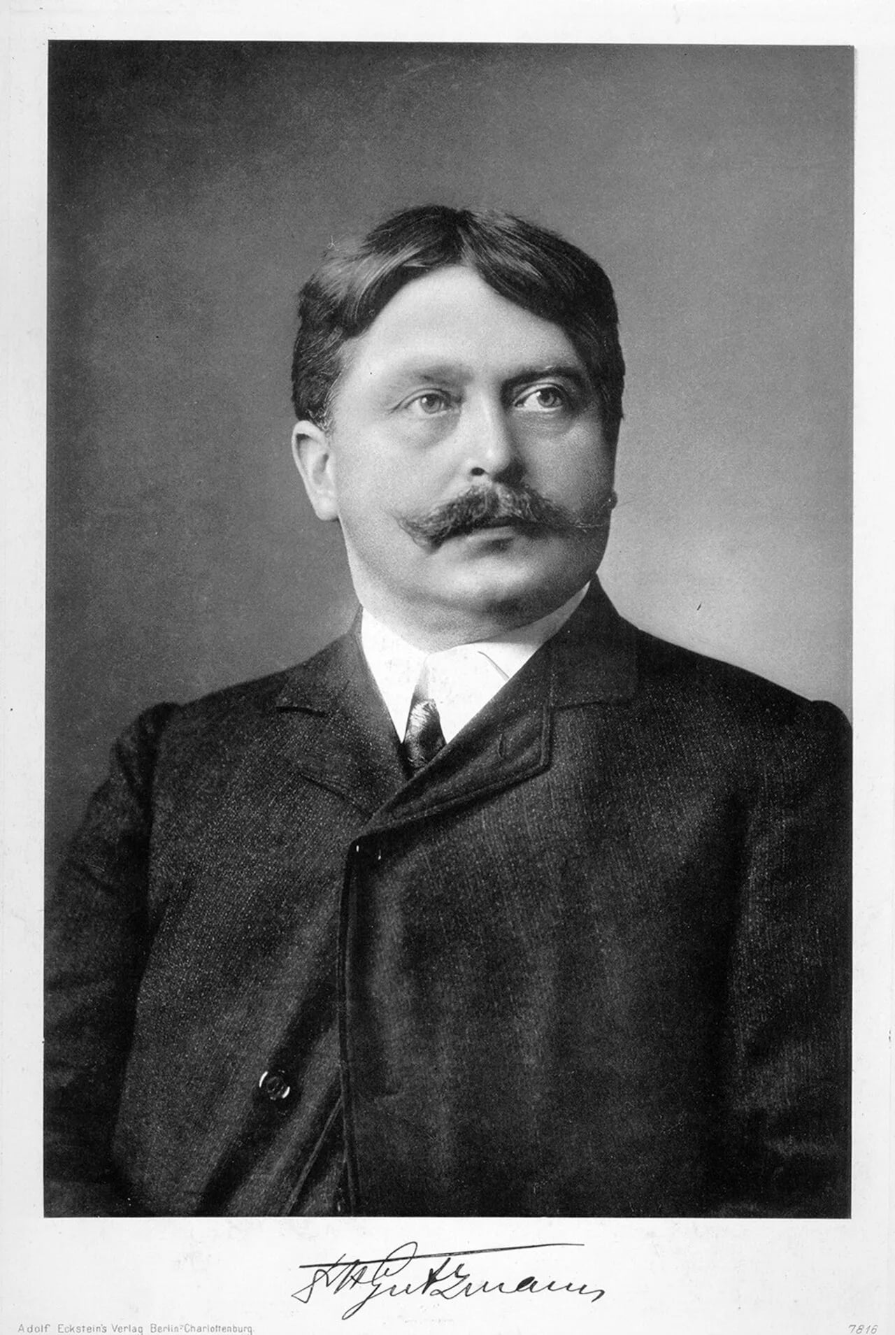 Porträt von Hermann Gutzmann sen. (1865–1922) – Gedenkseite