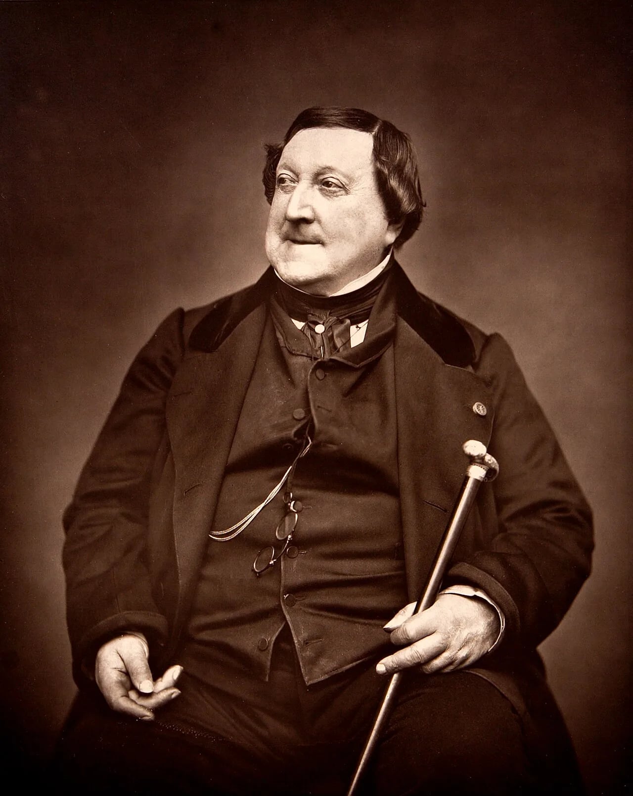 Porträt von Gioachino Rossini (1792–1868) – Gedenkseite