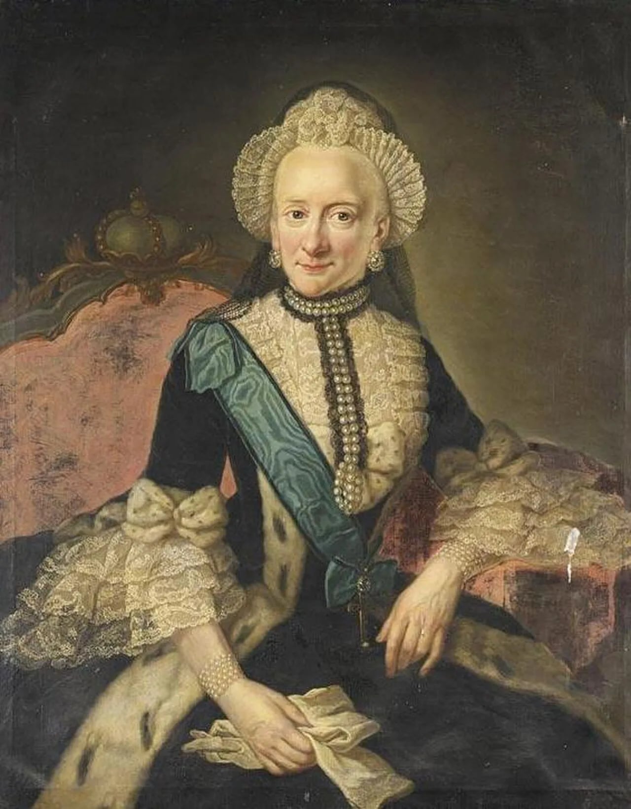 Porträt von Therese von Braunschweig-Wolfenbüttel (1728–1778) – Gedenkseite