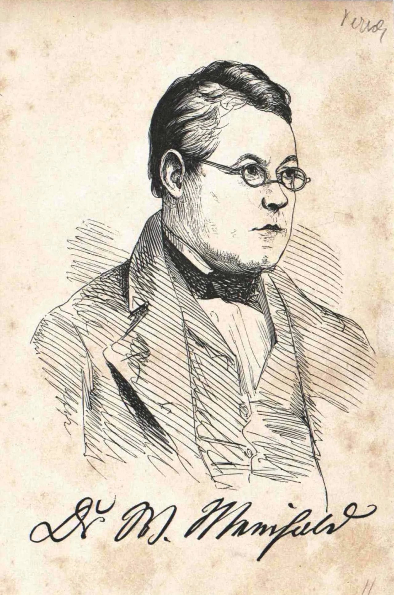 Porträt von Wilhelm Meinhold (1797–1851) – Gedenkseite
