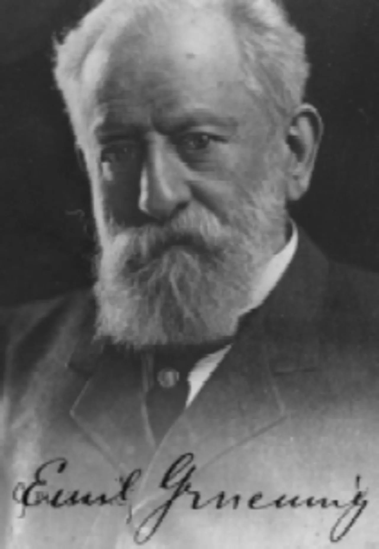 Porträt von Emil Gruening (1842–1914) – Gedenkseite
