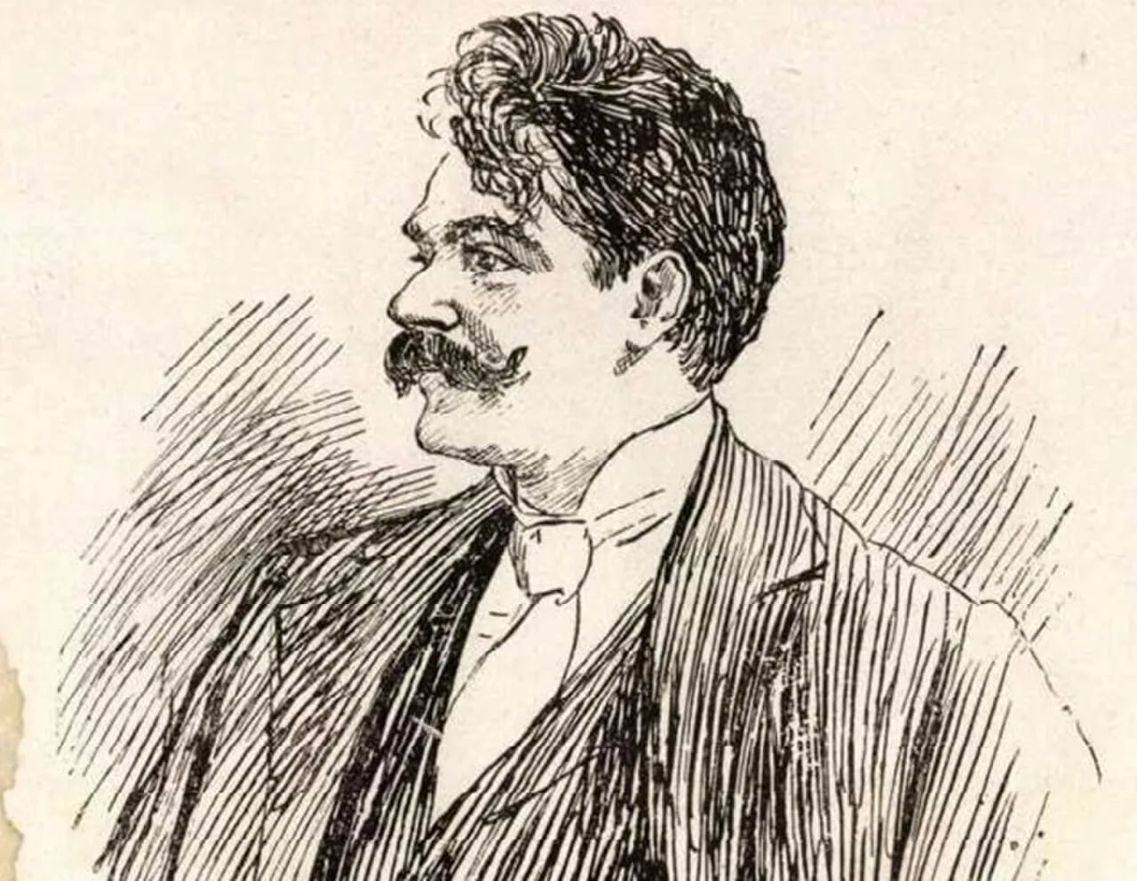 Porträt von Dezső Arányi (1854–1918) – Gedenkseite