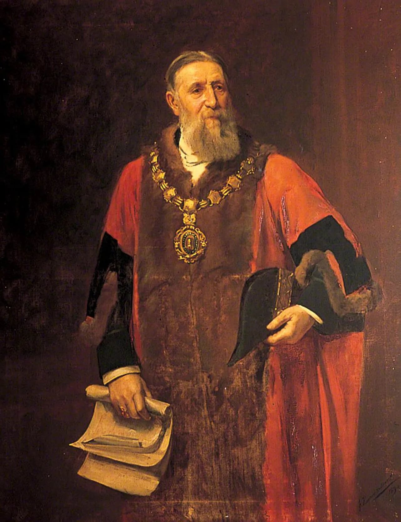 Porträt von George Matthews Arnold (1826–1908) – Gedenkseite