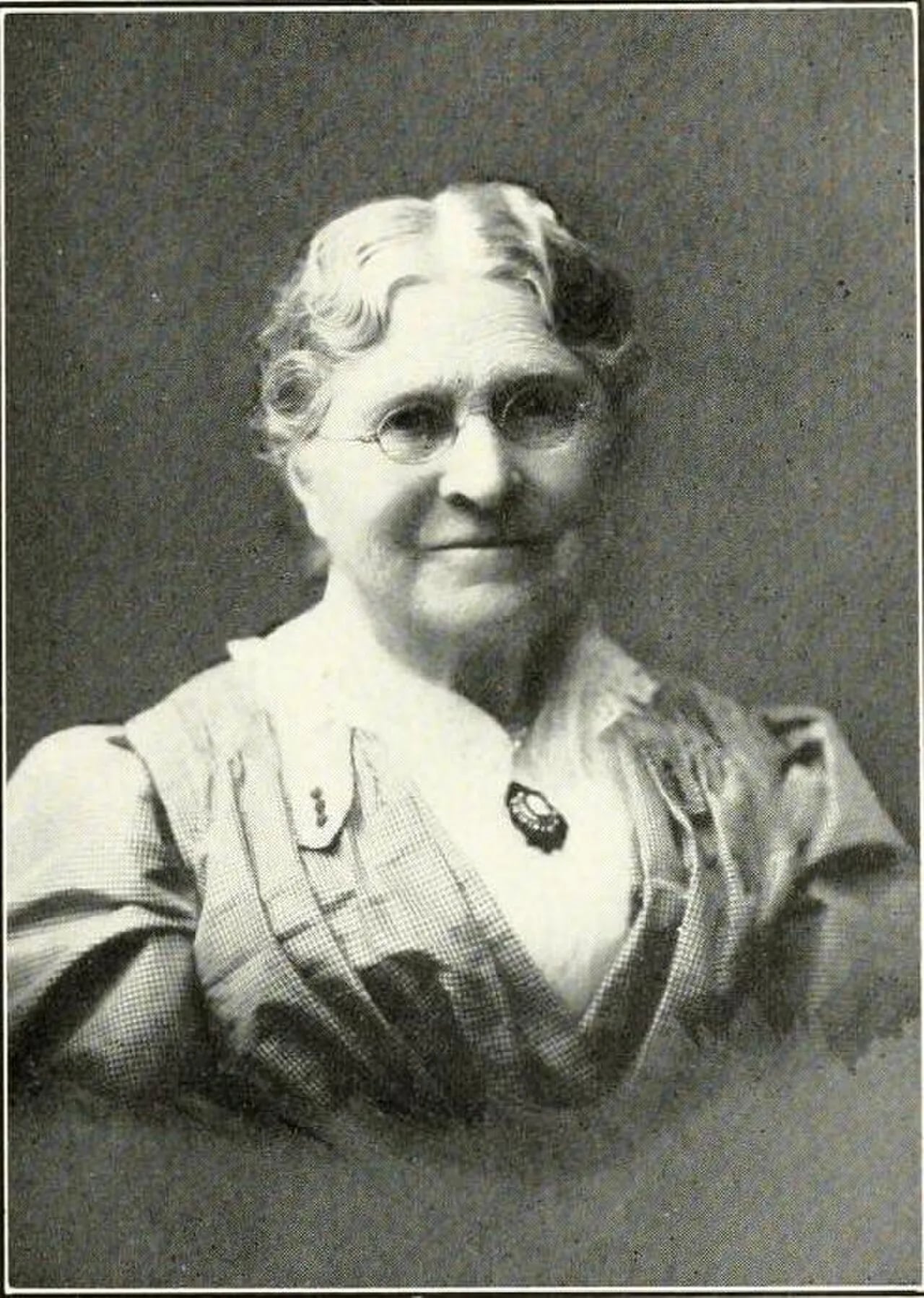 Porträt von Lucy Leonora Hutchinson Goodrich (1831–1923) – Gedenkseite