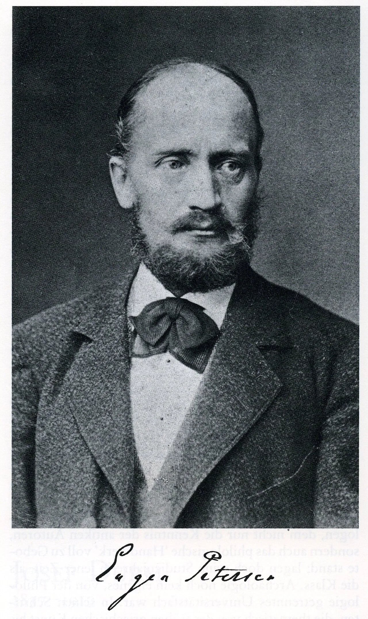 Porträt von Eugen Petersen (1836–1919) – Gedenkseite
