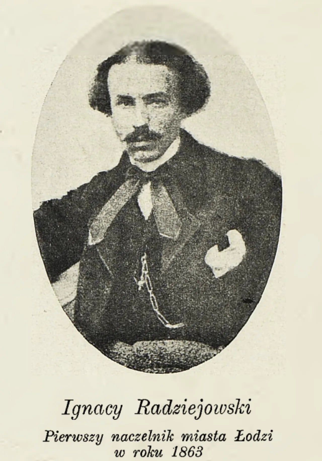 Portrait of Ignacy Radziejowski (1832–1864) – memorial page