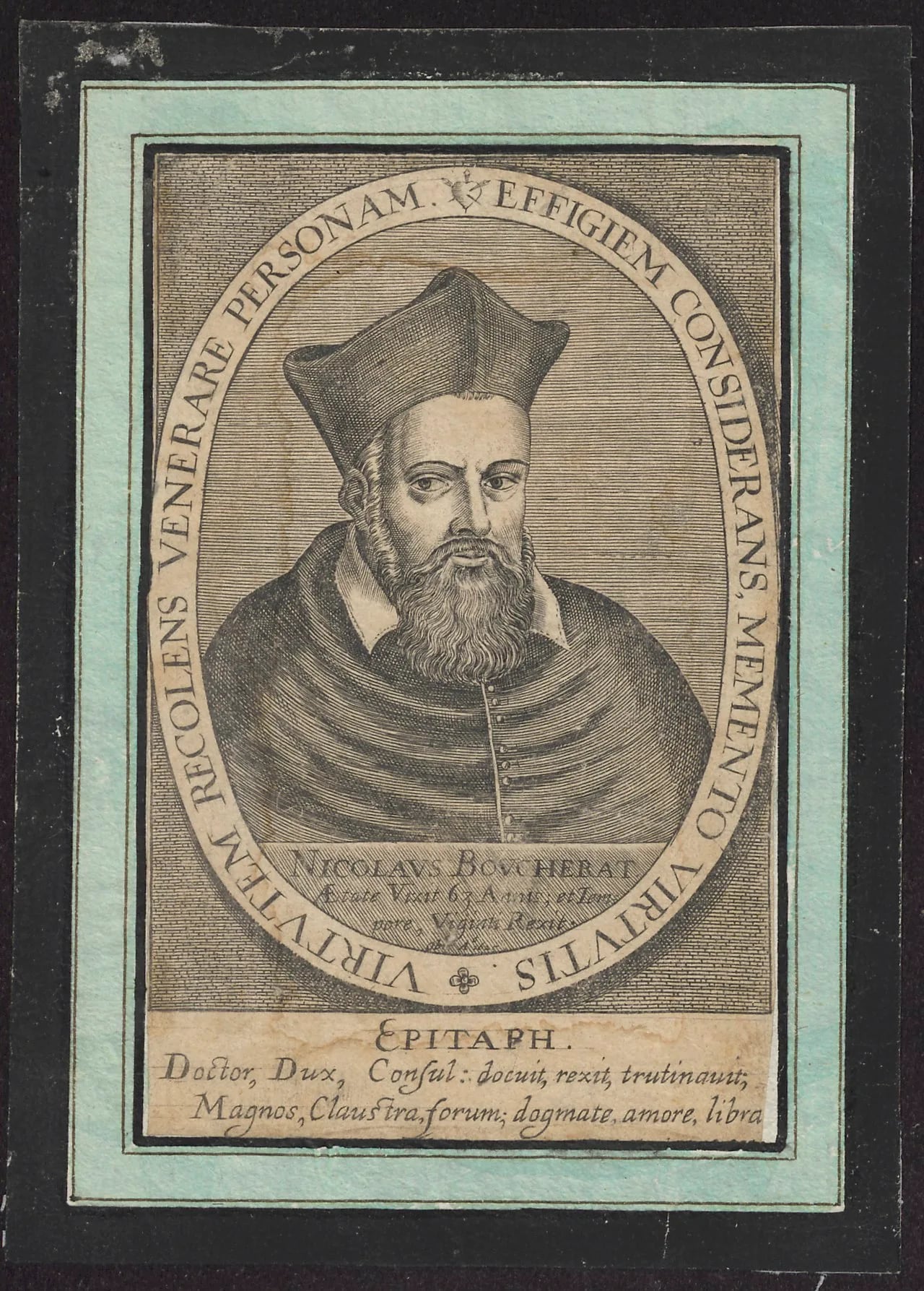 Portrait of Nicolas I Boucherat (1515–1586) – memorial page