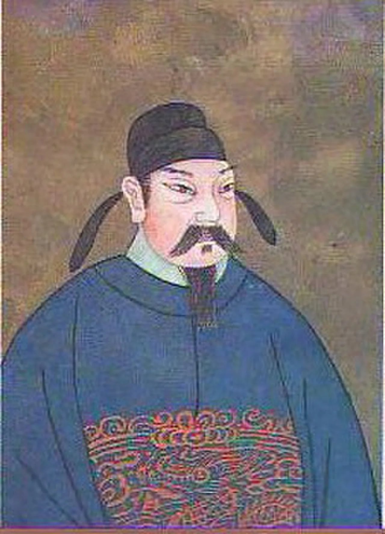 Porträt von Tang Daizong (727–779) – Gedenkseite