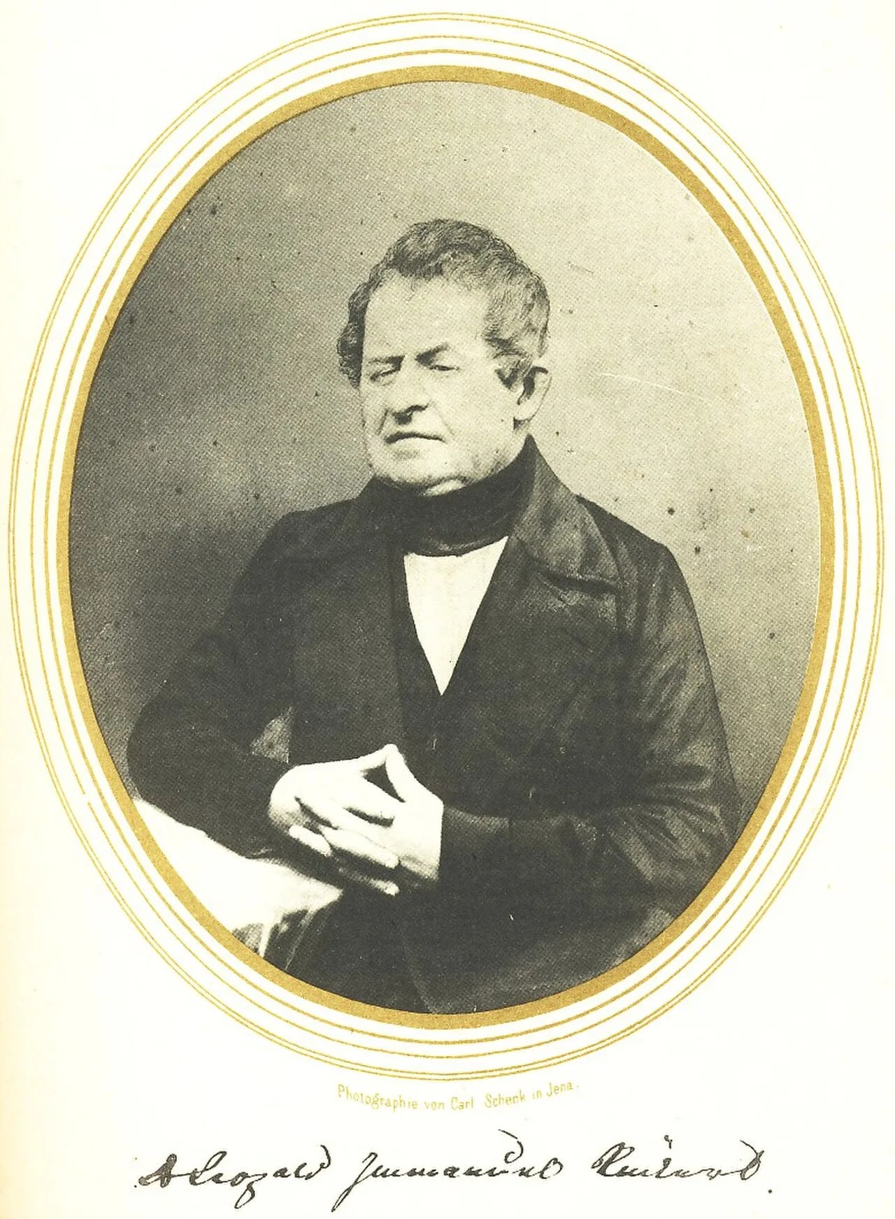 Porträt von Leopold Immanuel Rückert (1797–1871) – Gedenkseite