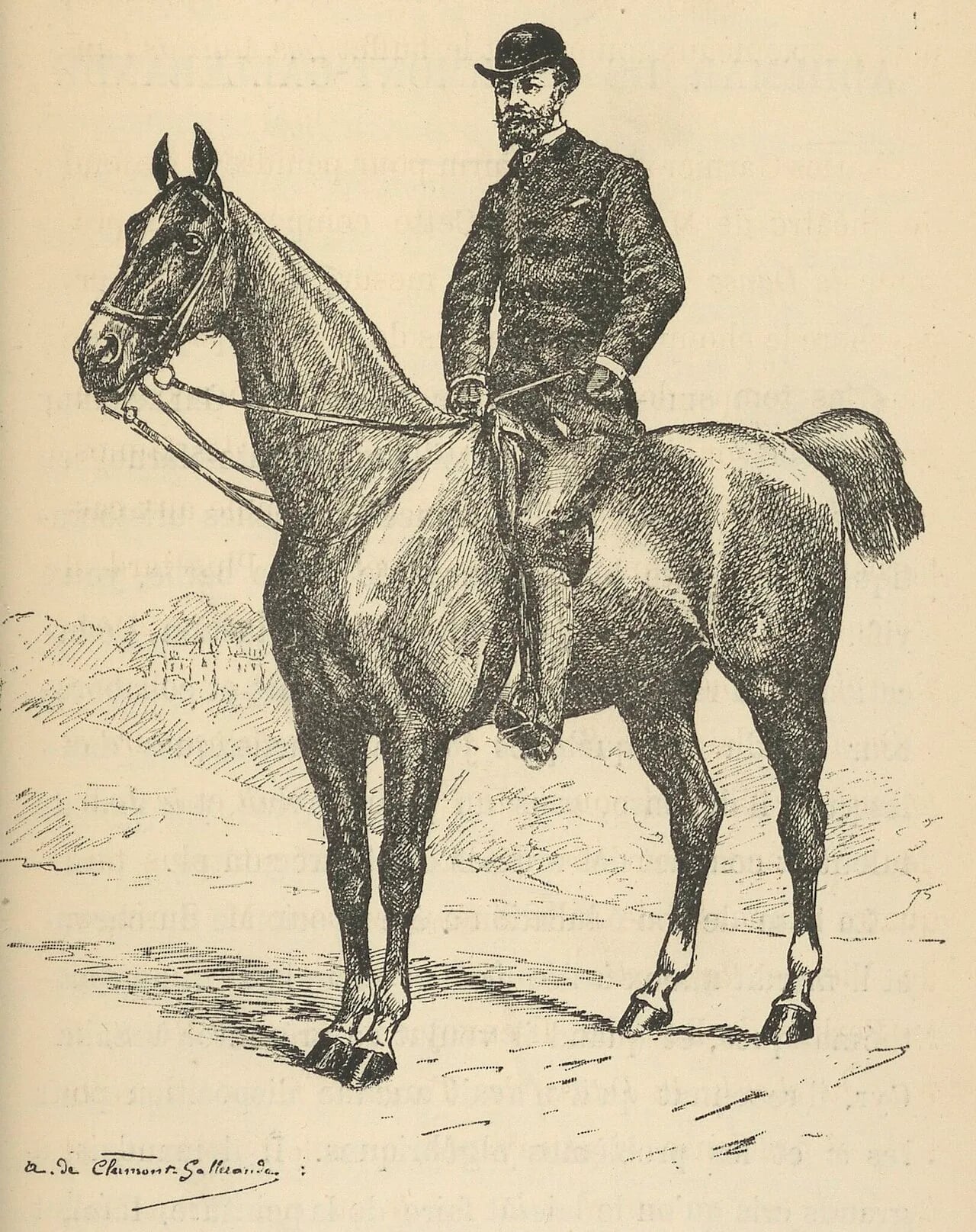 Portrait of Adhémar-Louis de Clermont-Gallerand (1837–1895) – memorial page