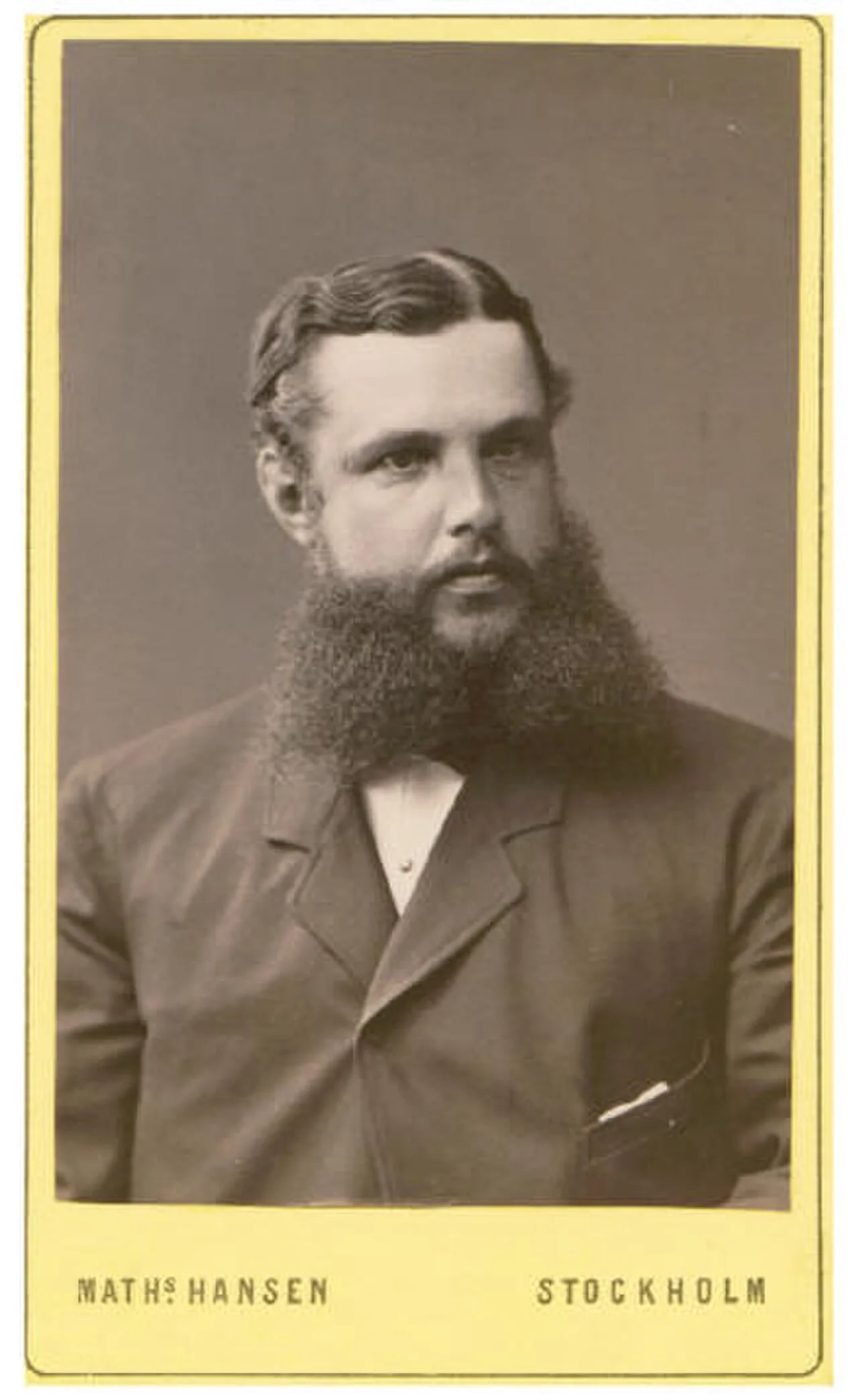 Porträt von Alexander Gyllenberg (1848–1918) – Gedenkseite