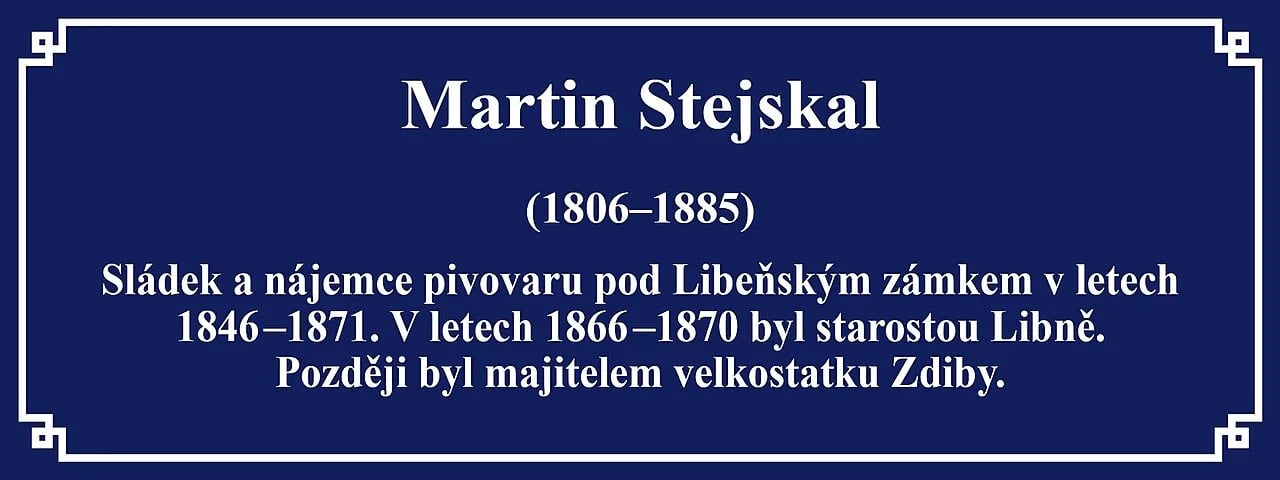 Porträt von Martin Stejskal (1816–1885) – Gedenkseite