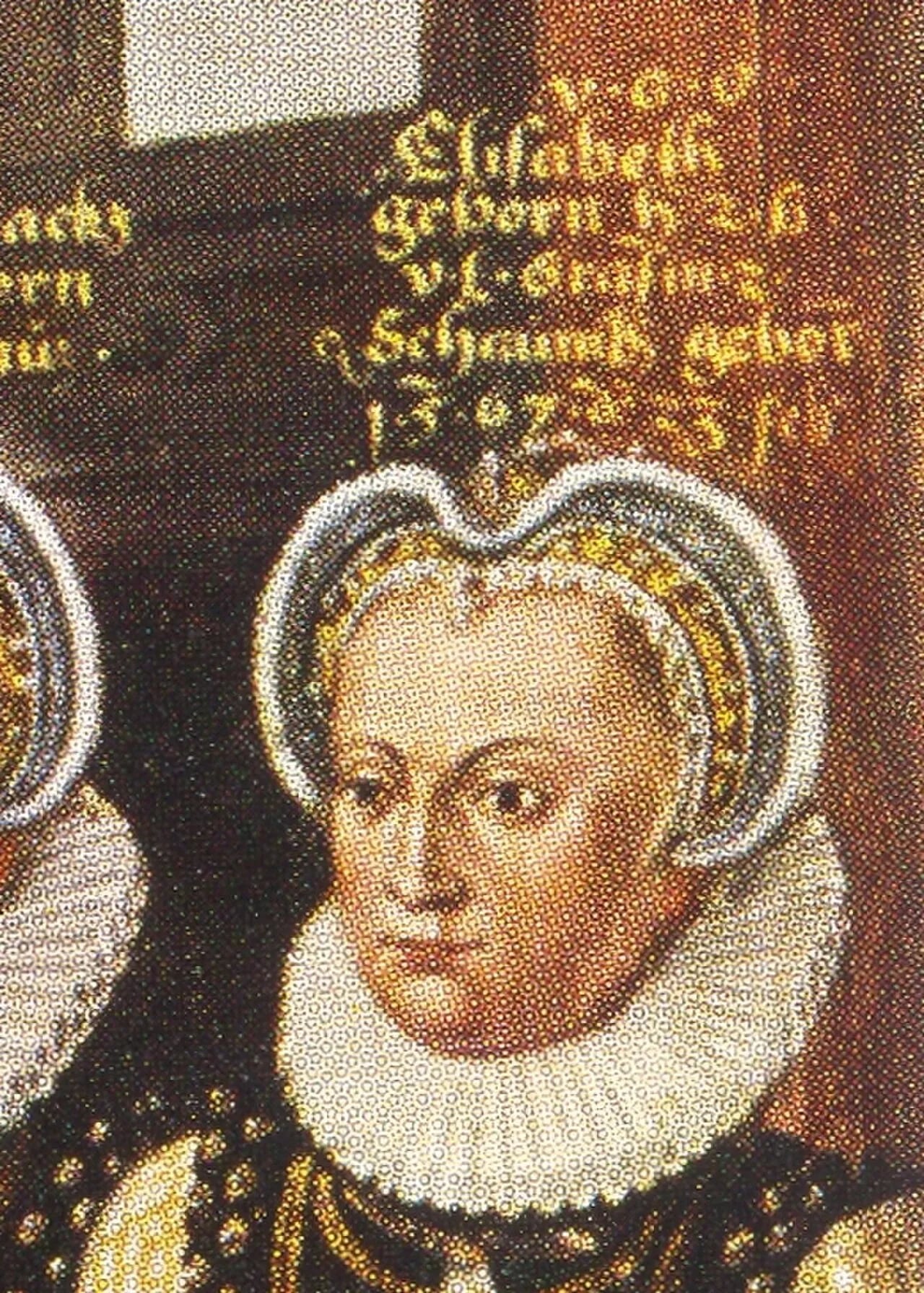 Porträt von Elisabeth von Braunschweig-Wolfenbüttel (1567–1618) – Gedenkseite