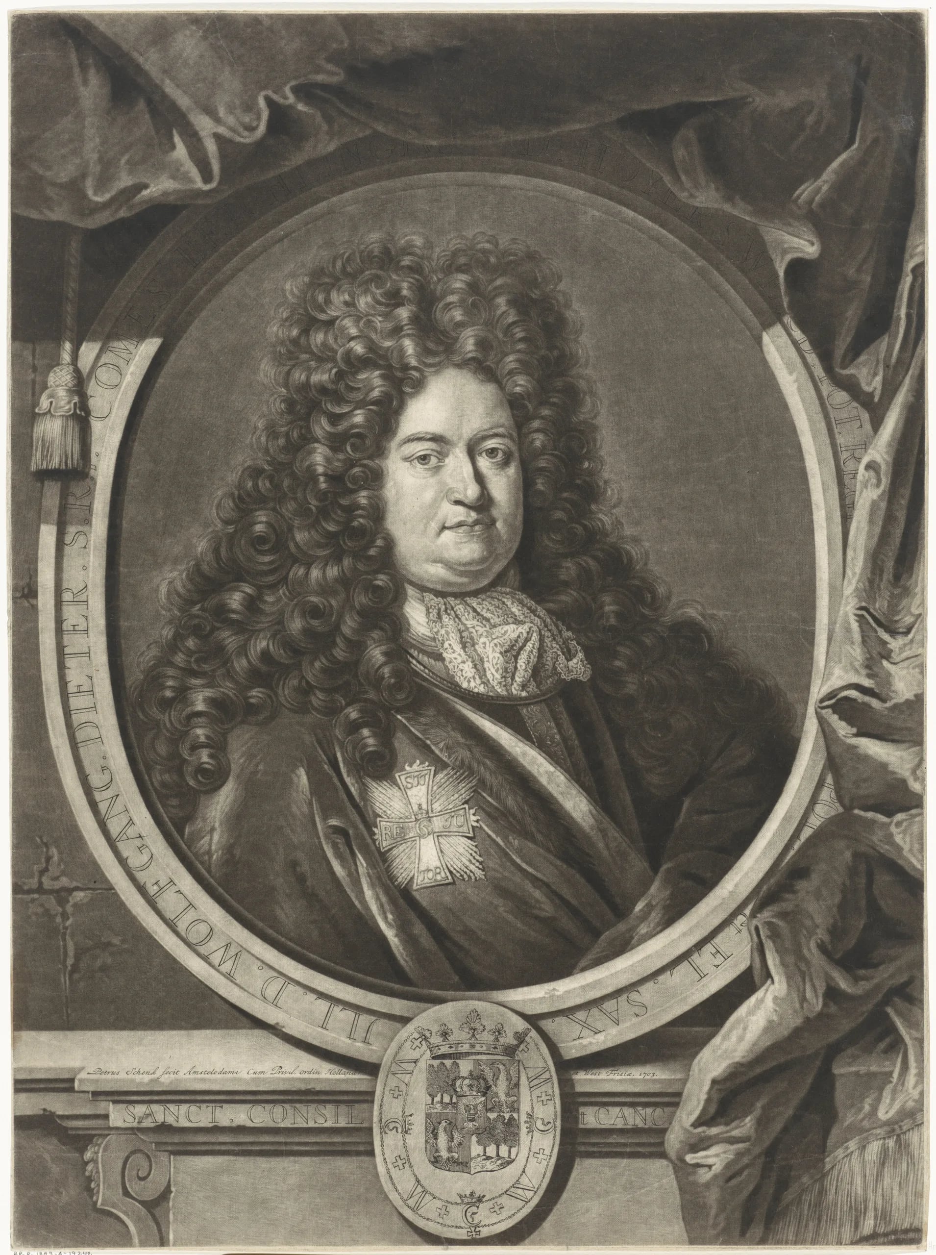 Porträt von Wolf Dietrich von Beichlingen (1665–1725) – Gedenkseite