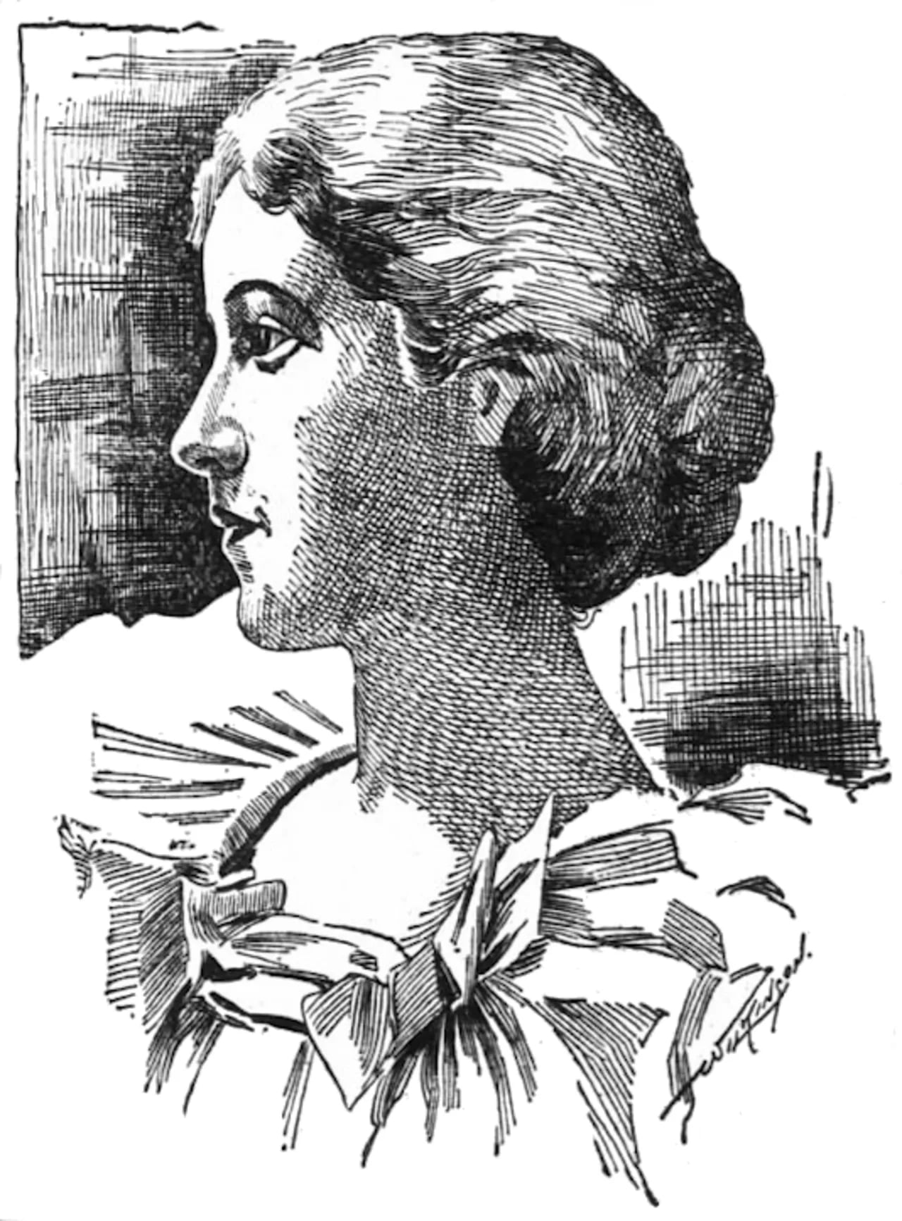 Porträt von Edna Cain Daniel (1875–1957) – Gedenkseite