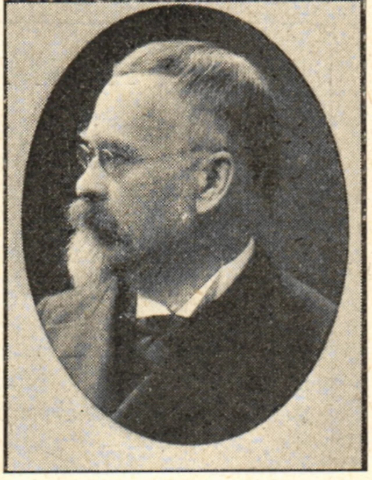 Porträt von Alfred Dahllöf (1841–1908) – Gedenkseite