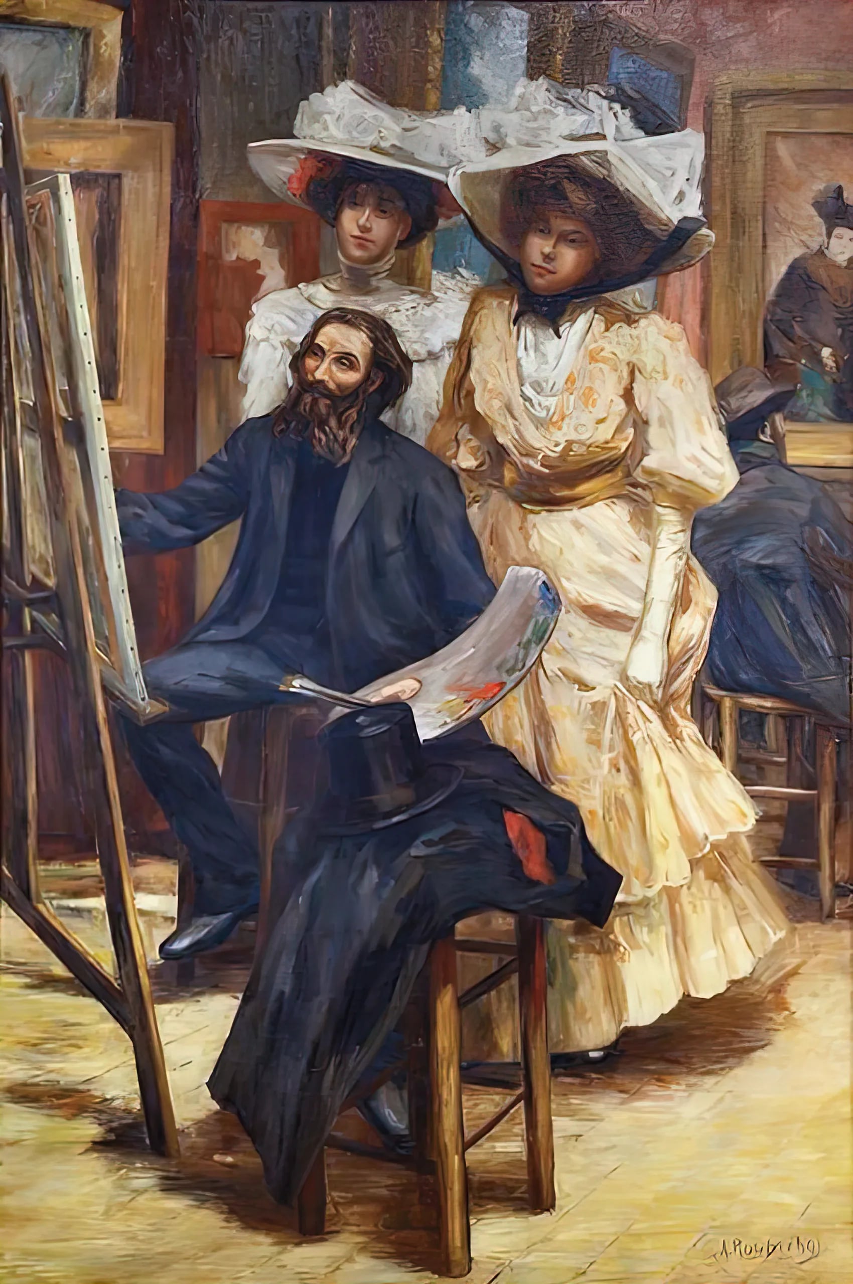 Porträt von Alphonse Roubichou (1861–1938) – Gedenkseite