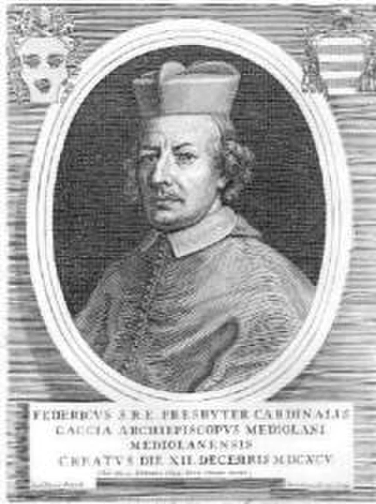 Porträt von Federico Caccia (1635–1699) – Gedenkseite