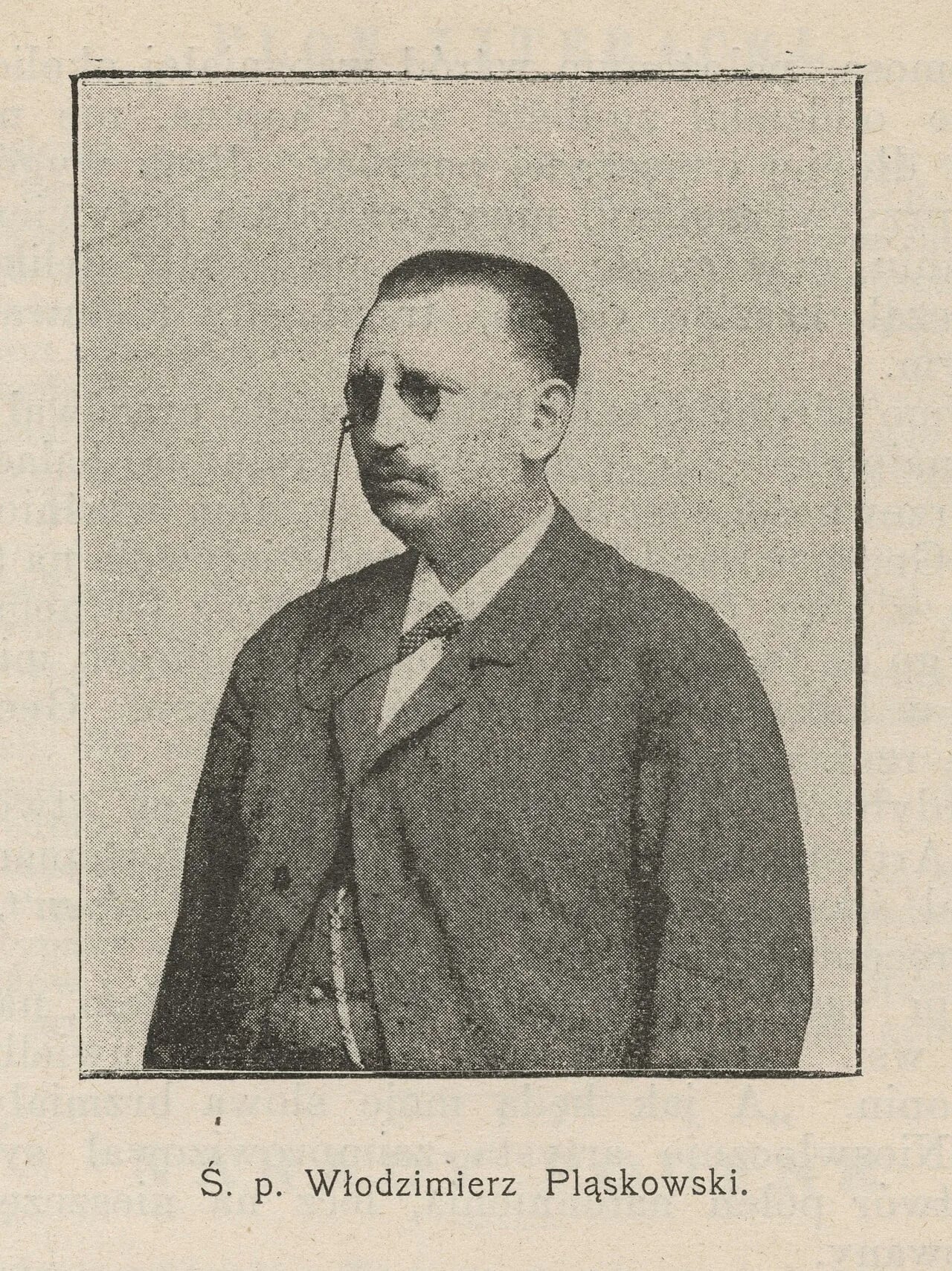 Portrait of Włodzimierz Józef Pląskowski (1833–1899) – memorial page