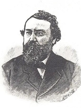 Porträt von Emil Dietzsch (1829–1890) – Gedenkseite