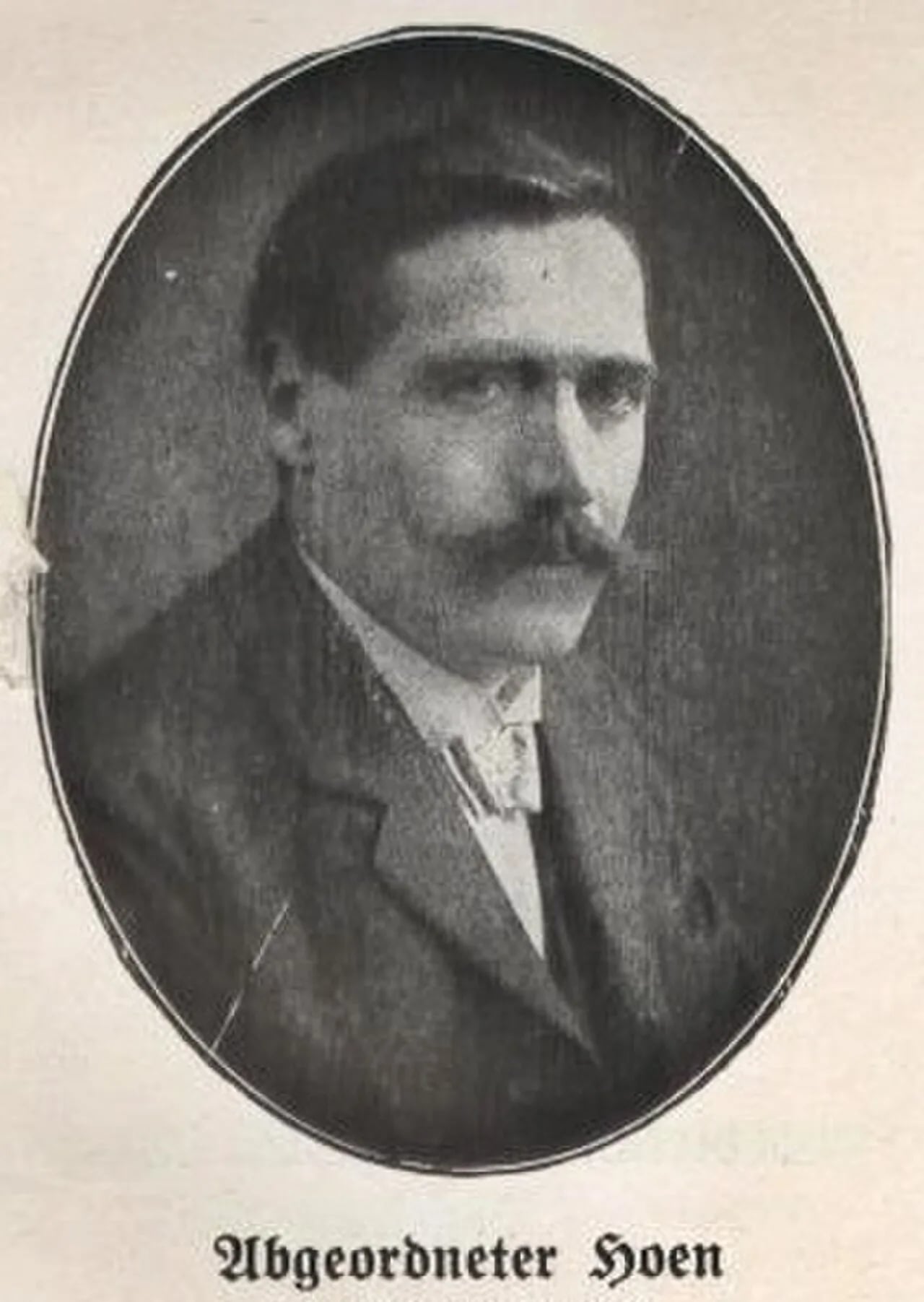 Portrait of Franz Xaver Hoën (1864–1935) – memorial page