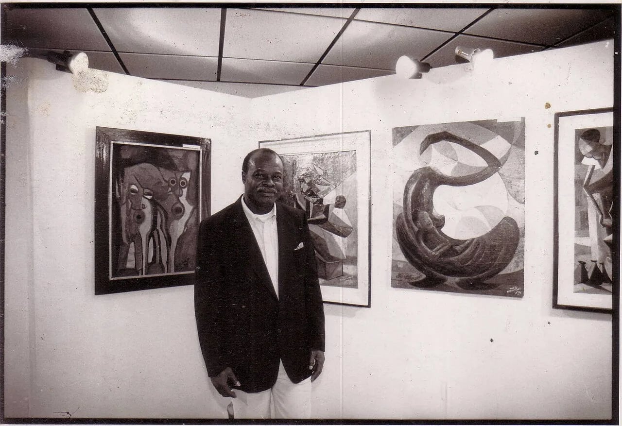 Porträt von Hilarion N'dinga (1932–2015) – Gedenkseite
