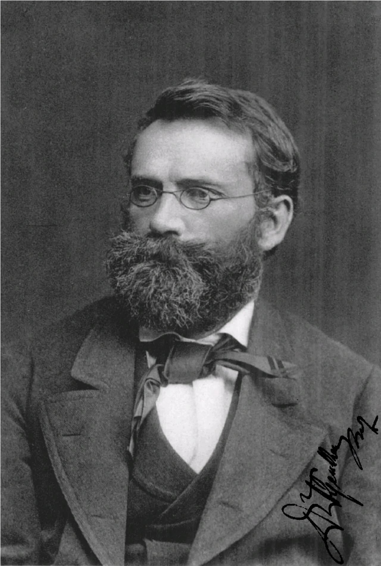 Porträt von Johann Georg Anton Geuther (1833–1889) – Gedenkseite