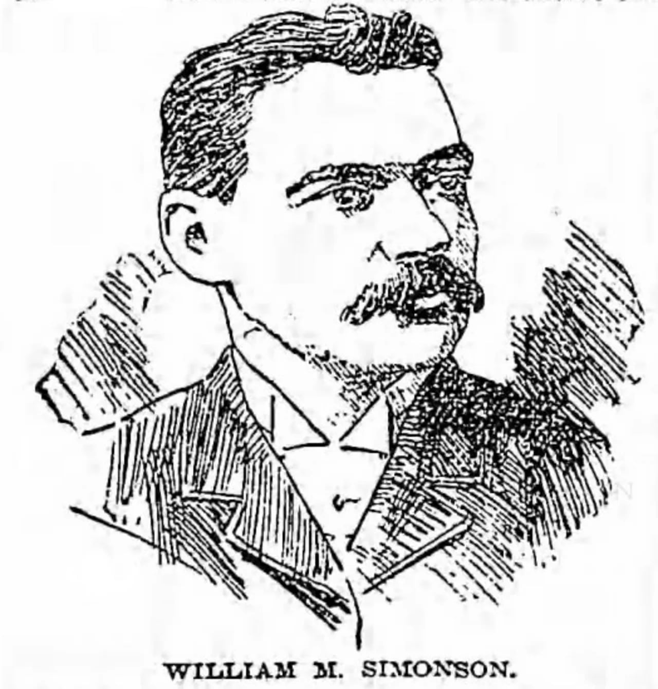 Portrait of William M. Simonson (1866–1942) – memorial page