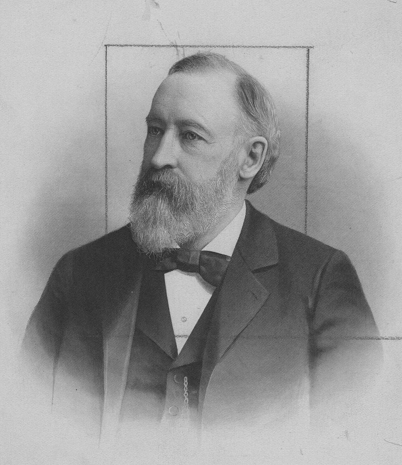 Porträt von Lyman A. Budlong (1829–1909) – Gedenkseite