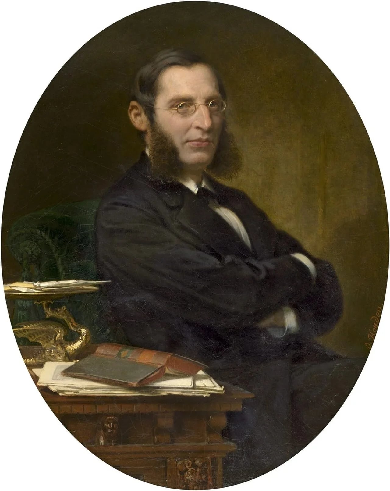 Porträt von Otto Heyden (1820–1897) – Gedenkseite