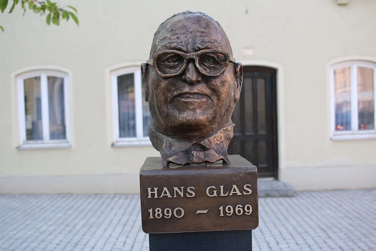 Porträt von Hans Glas (1890–1969) – Gedenkseite