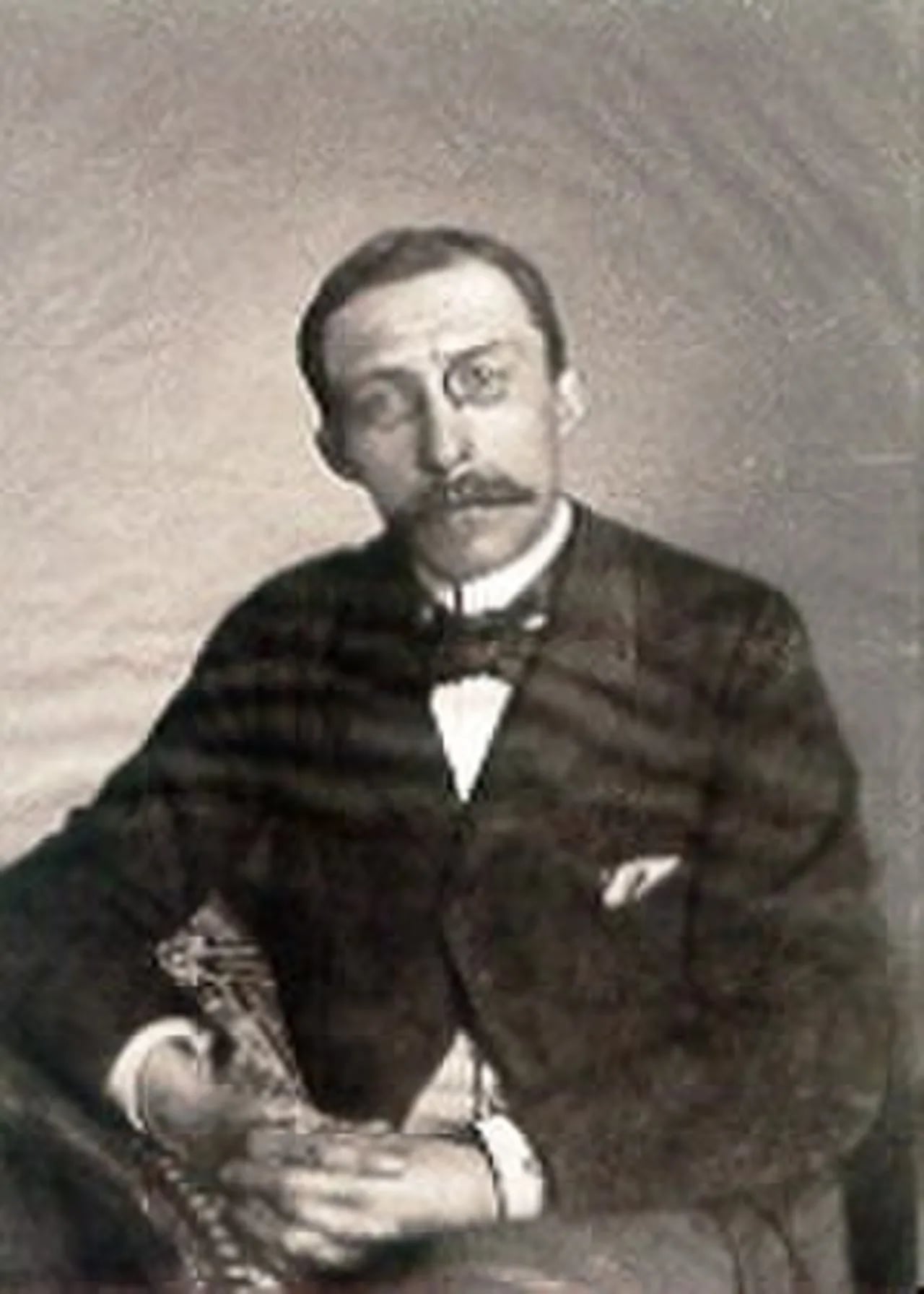 Porträt von Albert Samain (1858–1900) – Gedenkseite