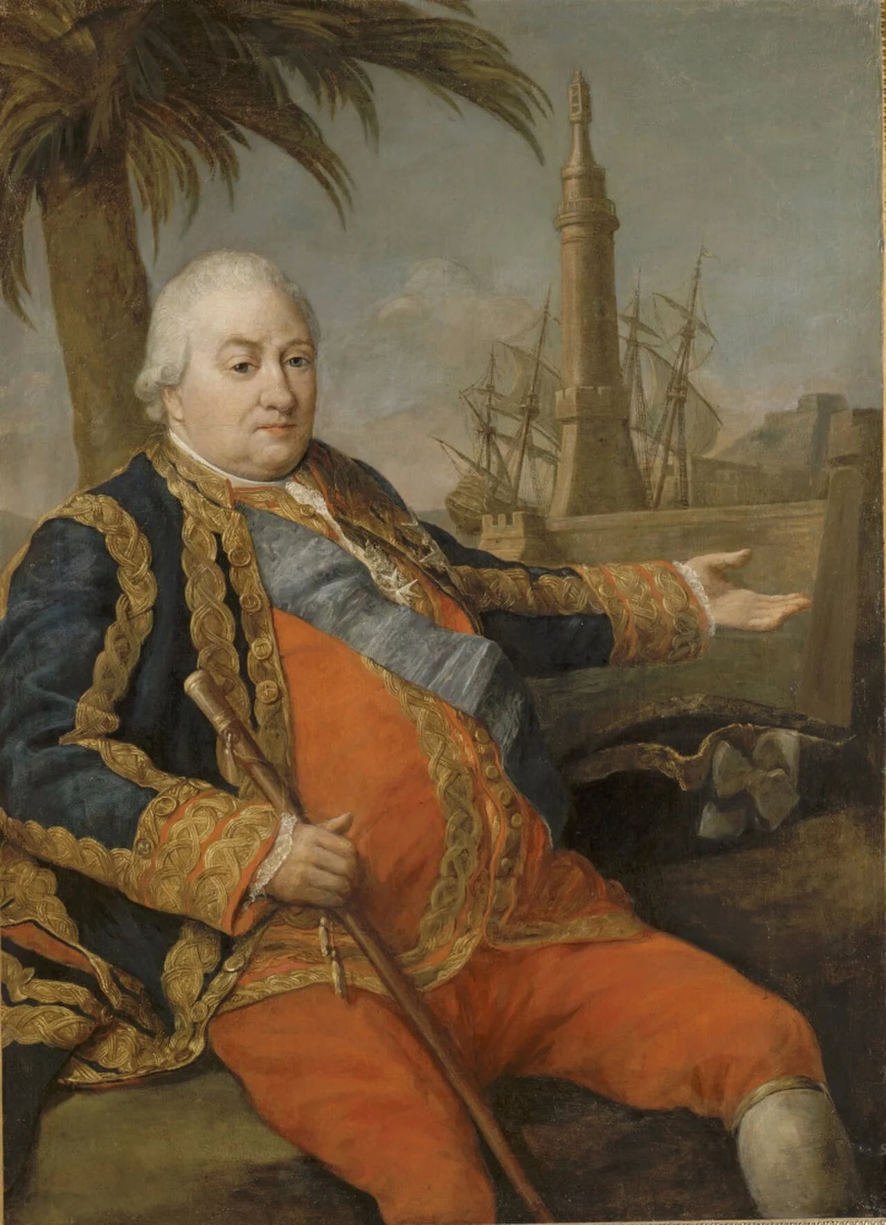 Porträt von Pierre André de Suffren (1729–1788) – Gedenkseite