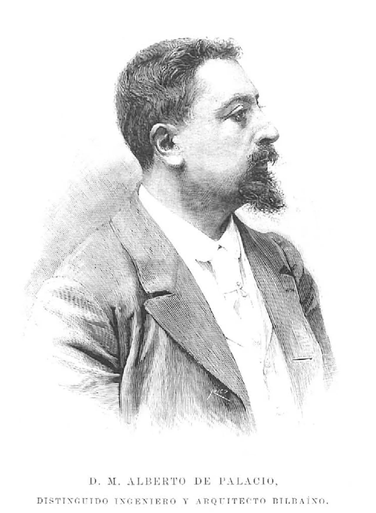 Porträt von Alberto Palacio (1856–1939) – Gedenkseite