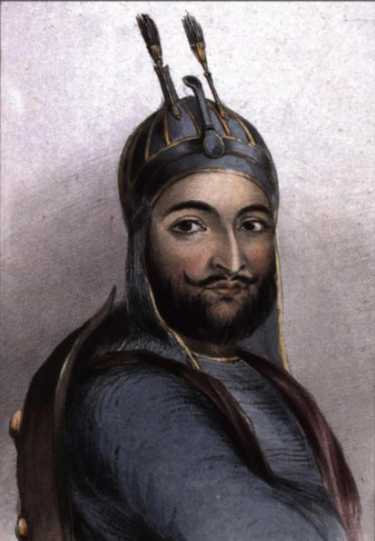 Porträt von Mohammed Akbar (1816–1845) – Gedenkseite